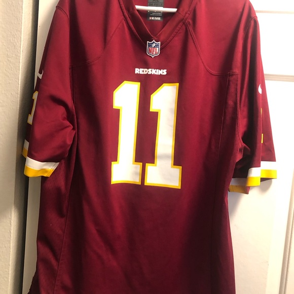 Nike NFL Player Washington Red Skin #11 Jackson Men’s Maroon Gold Jersey Size XL - Picture 9 of 14